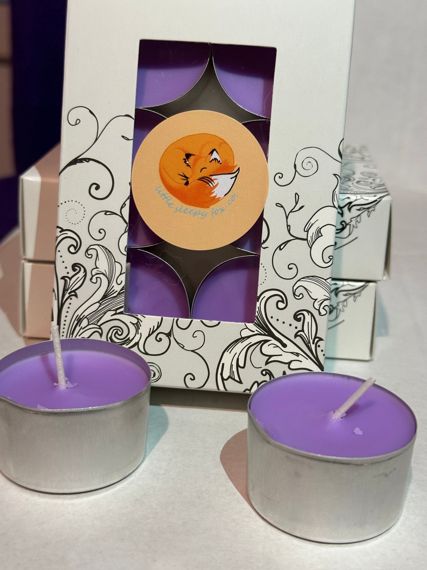 Lavender - 6 Pack Tea Light Candles